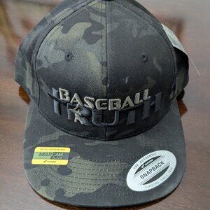 Baseball Truth  Hats: Multicam Black Snapback Trucker Hat NWT